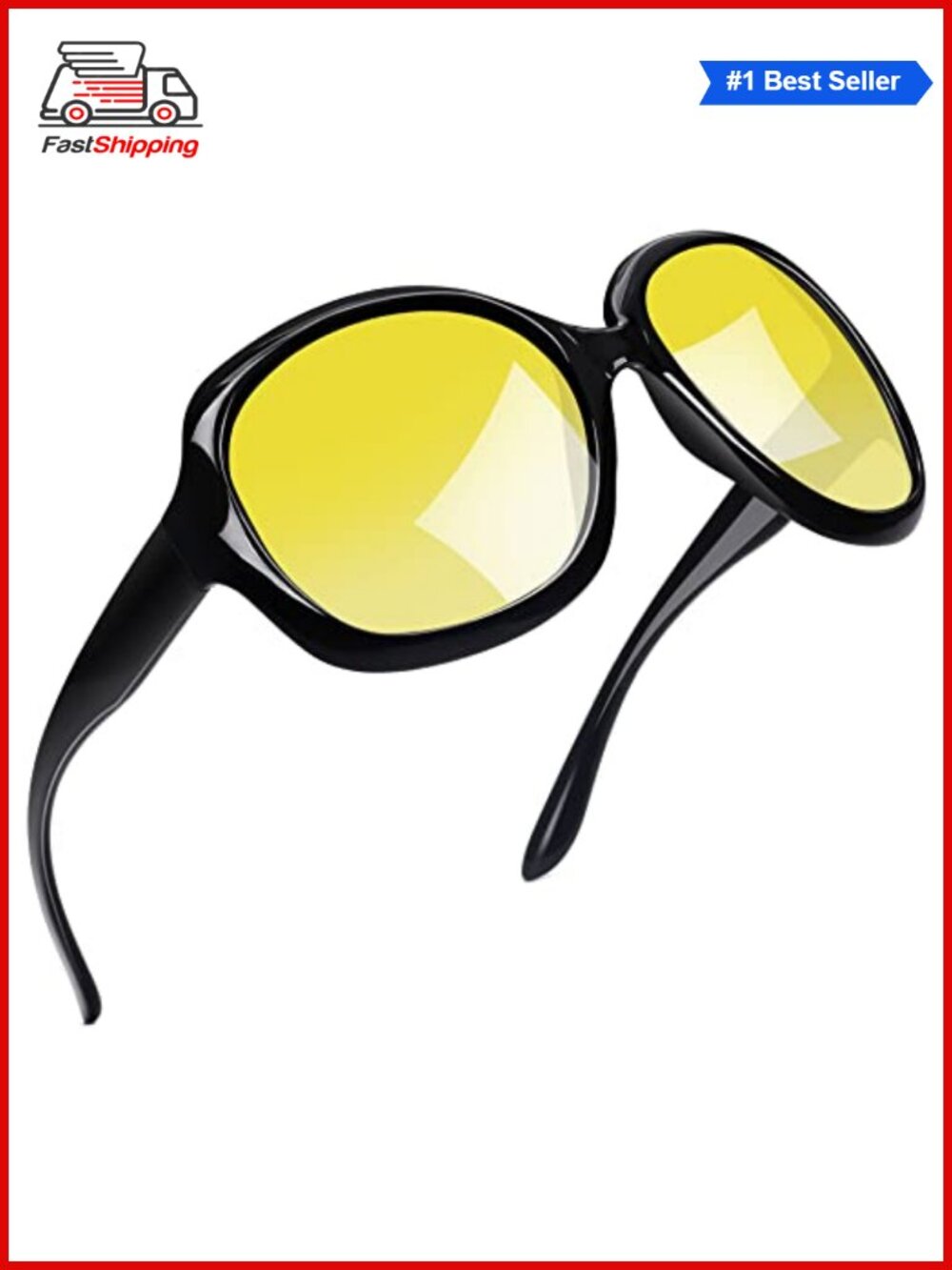 ✨Joopin Oversized Butterfly Sunglasses UV400 Night Driving Sunnies